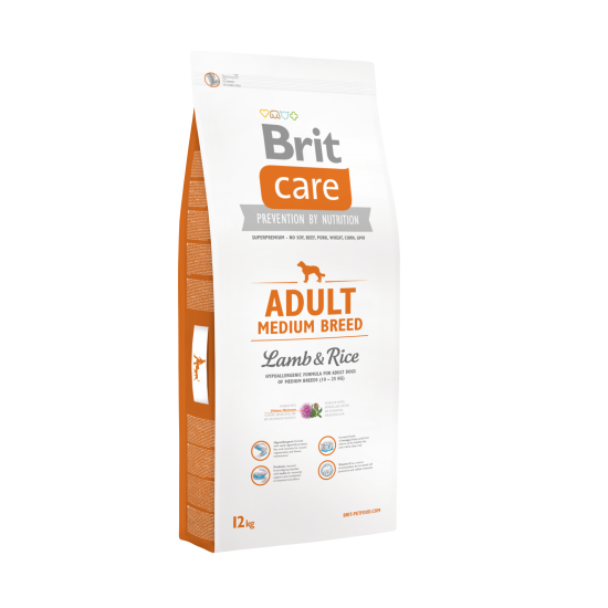 Brit Care Adult Medium Lamb and Rice 12kg Brit Care Adult Medium Lamb and Rice 12kg